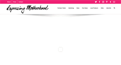 Desktop Screenshot of expressingmotherhood.com